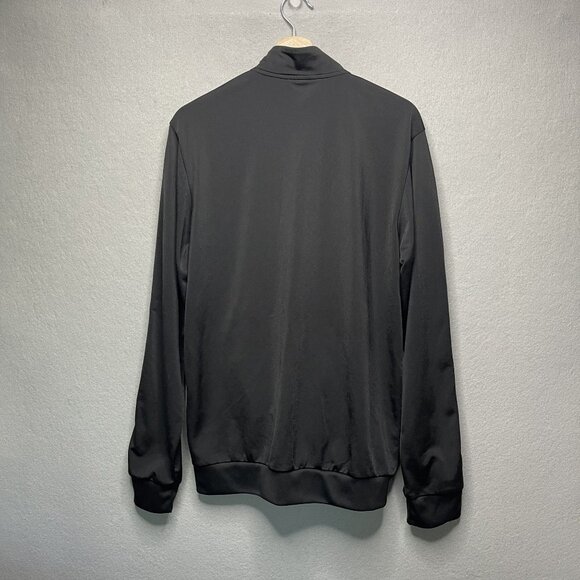Adidas Primegreen 3 Stripe Mens Black Track Jacket Zip-Up M - Picture 3 of 7